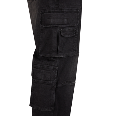 Hose Denim CARGO SCHWARZ