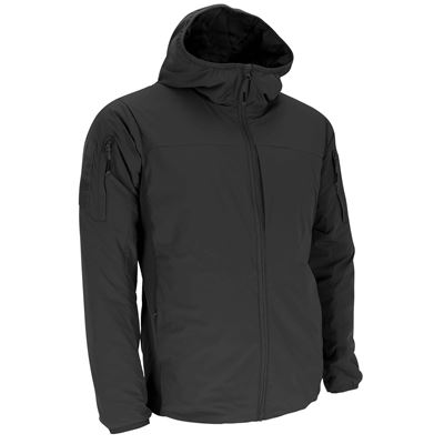 Winterjacke mit Kapuze Insulated Level 4 SCHWARZ