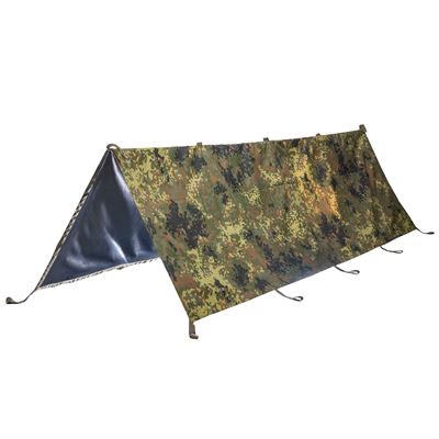 Biwakplane 280 x 300 cm BW SpezKr IRR BW FLECKTARN