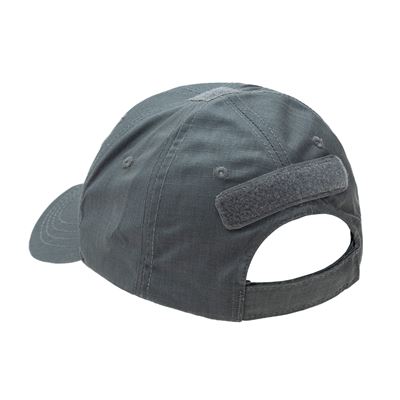 Rip-Stop-Baseballkappe VELCRO GRAU INVADERGEAR 103399-10 2