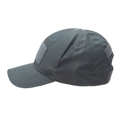 Rip-Stop-Baseballkappe VELCRO GRAU INVADERGEAR 103399-10 3