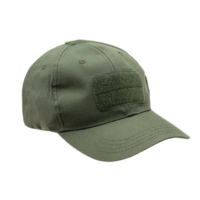 Rip-Stop-Baseballkappe VELCRO OLIVE DRAB