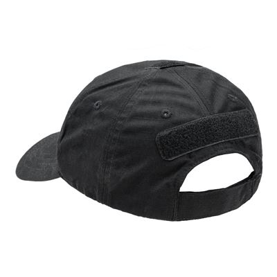 Rip-Stop-Baseballkappe VELCRO SCHWARZ INVADERGEAR 103399-60 2