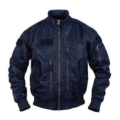 Pilotenjacke US TACTICAL BLAU