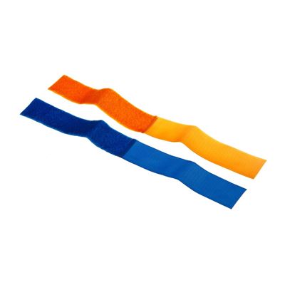 Set zur Kennzeichnung der Spieler am Arm 5 + 5 Stück BLAU / ORANGE INVADERGEAR 104104 2