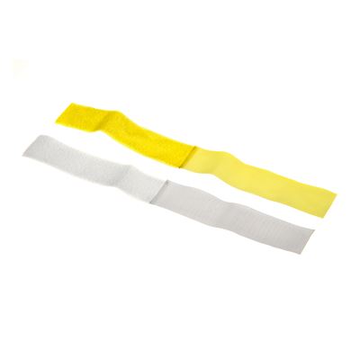 Set zur Kennzeichnung der Spieler am Arm 5 + 5 Stück GELB / WEISS INVADERGEAR 104105 2
