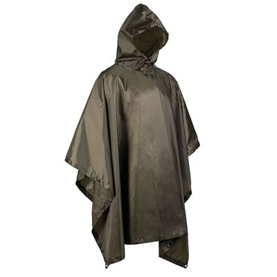 Poncho leicht BASIC rip-stop GRÜN