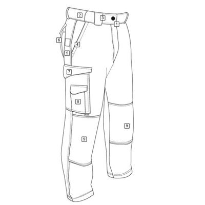 Hose 24-7 TACTICAL Baumwolle DUNKELBLAU