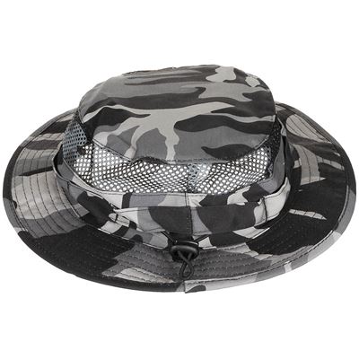 Mesh-Boonie-Hut GREY CAMO MFH 10720M 2