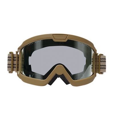 Taktische Brille OTG smoke Glas COYOTE