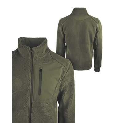 KÄLTESCHUTZJACKE BEARFORCE TEDDY-FLEECE OLIV