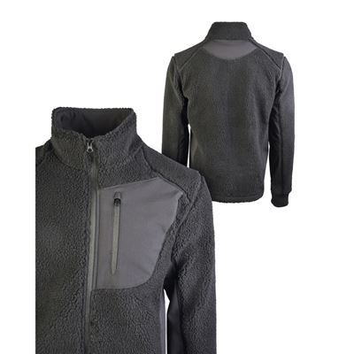 KÄLTESCHUTZJACKE BEARFORCE TEDDY-FLEECE SCHWARZ