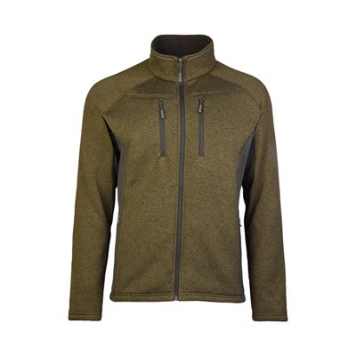 Outdoor-Sweatshirt STRUKTUR-FLEECE OLIV