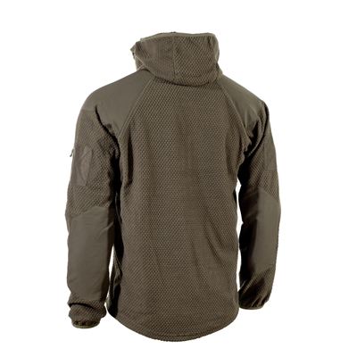 Fleece Hoodie Jacke DELTA GRÜN