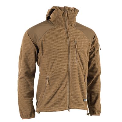 Fleece Hoodie Jacke DELTA COYOTE