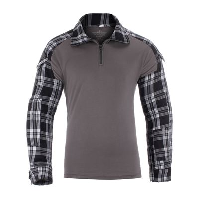 Taktisches Flanellhemd SCHWARZ