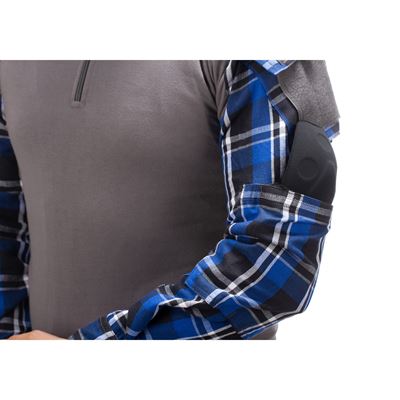 Taktisches Flanellhemd BLAU INVADERGEAR 108601-700 7
