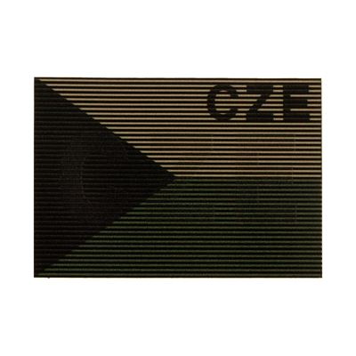 Aufnäher „Dual IR CZE“ – Flagge der Tschechischen Republik RAL 7013 CLAWGEAR 1086133-2 4