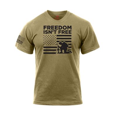 Tshirt FREEDOM ISN´T FREE Kurzarm COYOTE