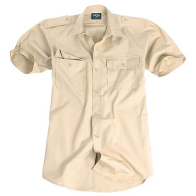 Knöpfhemd TROPICAL Kurzarm KHAKI