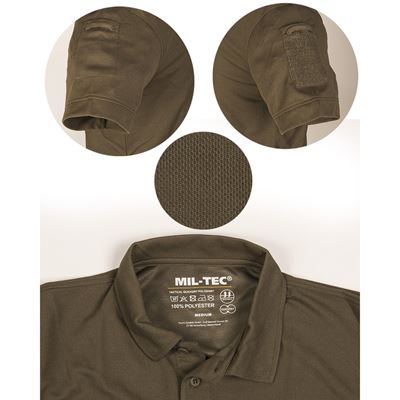 Poloshirt TACTICAL Kurzarm GRÜN