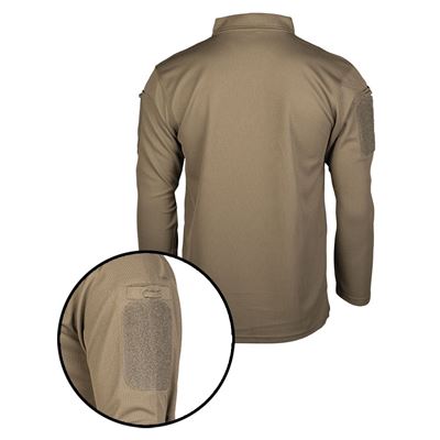 Poloshirt TACTICAL QUICK DRY mit langen Ärmeln OLIV