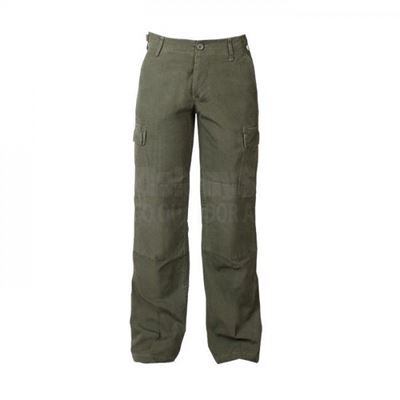 Damenhose US BDU rip-stop prewashed GRÜN