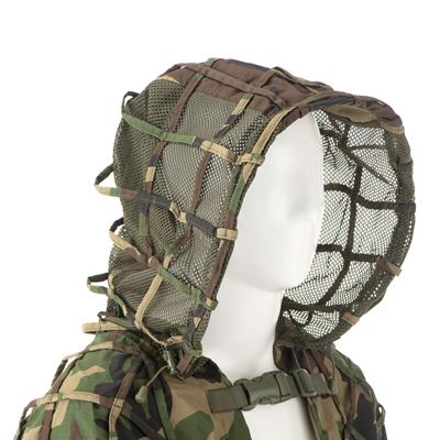 Tarnanzug GHILLIE BASE PLAIN WOODLAND INVADERGEAR 111981-82200 3