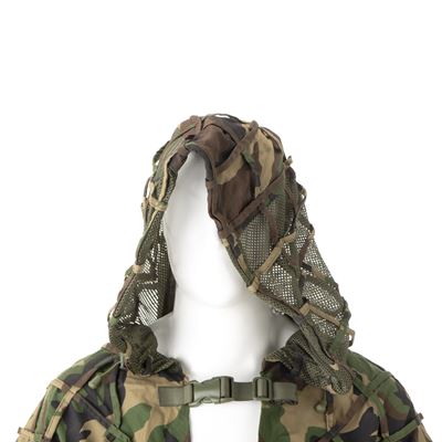 Tarnanzug GHILLIE BASE PLAIN WOODLAND INVADERGEAR 111981-82200 4