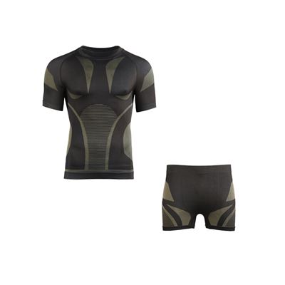 Funktionsset PERFORMANCE Shirt und Shorts SCHWARZ