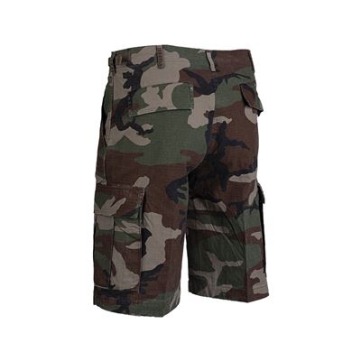 Shorts US Typ BDU rip-stop prewashed WOODLAND