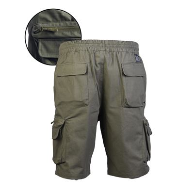 Shorts URBAN EXPLORER Baumwolle rip-stop OLIVE