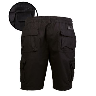 Shorts URBAN EXPLORER Baumwolle rip-stop SCHWARZ