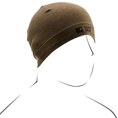 Mütze Beanie Merino Seamless STONEGREY OLIVE