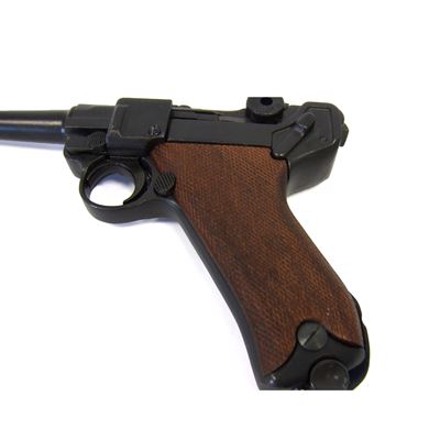 Pistole Parabellum Luger P08 Holz - dekorative Replik