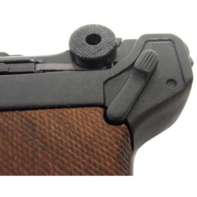 Pistole Parabellum Luger P08 Holz - dekorative Replik