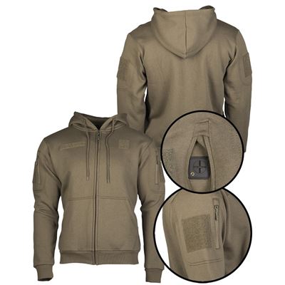 Pullover TACTICAL mit Reißverschluss RANGER GREEN