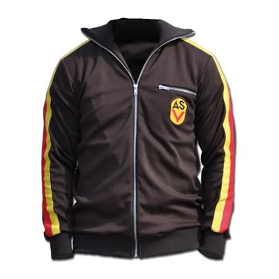 Sweatshirt mit NVA/DDR-Streifen – ASV BRAUN