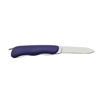 Klappmesser 1/AK mit Klingenarretierungen EDELSTAHL Plastikgriff BLAU