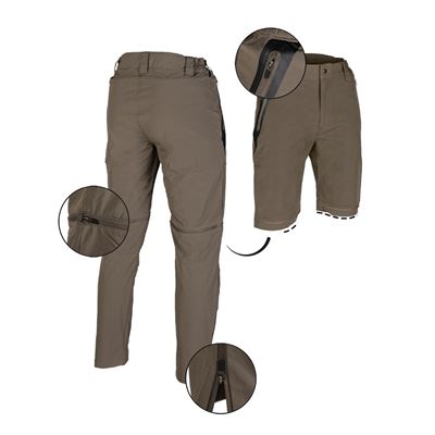 Hose PERFORMANCE ZIP-OFF RANGER GREEN