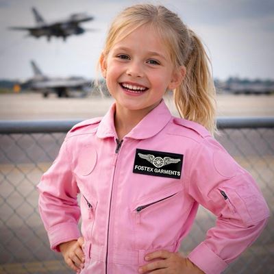 Kinder-Piloten-Overall ROSA PINK FOSTEX 115312 4