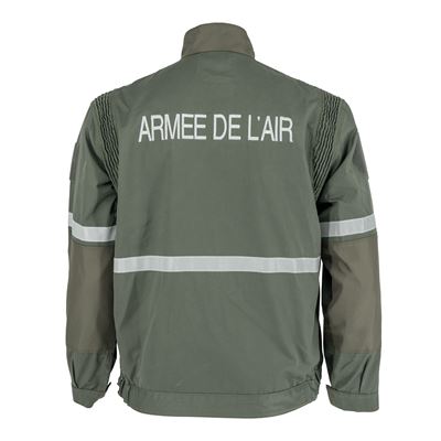 Jacke für Flugzeugmechaniker FR ARMEE Reflektierende Streifen GRÜN