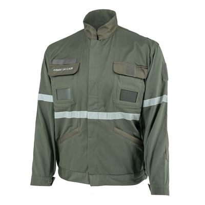 Jacke für Flugzeugmechaniker FR ARMEE Reflektierende Streifen GRÜN