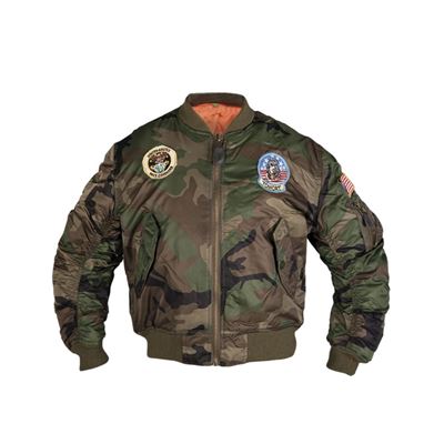 Kinderjacke MA1 WOODLAND