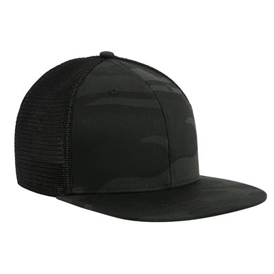 Cappy TRUCKER aus Mesh MIDNIGHT BLACK CAMO