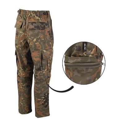 Kinderhose US BDU ZIP-OFF FLECKTARN