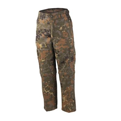 Kinderhose US BDU ZIP-OFF FLECKTARN