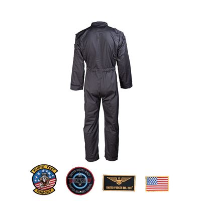 Kinder-Overall im US-Pilotenstil mit Aufnähern SCHWARZ MIL-TEC® 12033002 2