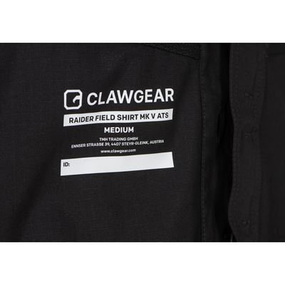 Raider MK V ATS Flex Bluse SCHWARZ CLAWGEAR 120341-060 11