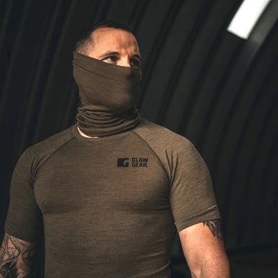Kurzarm-T-Shirt Merino Seamless STONEGREY OLIVE CLAWGEAR 1204940-20 7